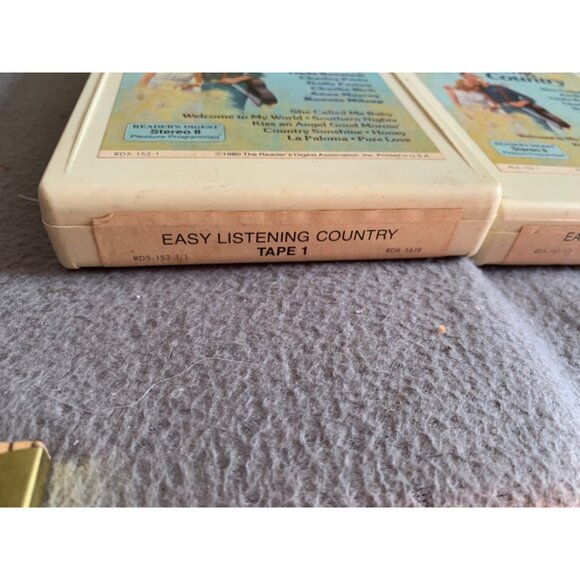 Easy Listening Country 8-Track 3 Tape Collection with Plastic Case - Picture 10 of 16
